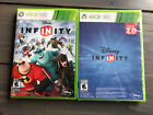 Disney Infinity 1.0 & 2.0 Xbox 360 Game Lot  - 2.0 New Sealed - 1.0 Used Tested