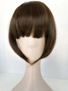 Clip in Bangs Cabello Sintético Marrón Oscuro|Marrón Bangs - Imagen 1 de 7