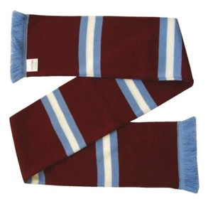 Aston Villa Supporters Claret, Blue, and White Retro Bar Scarf - Made in UK - Picture 1 of 3