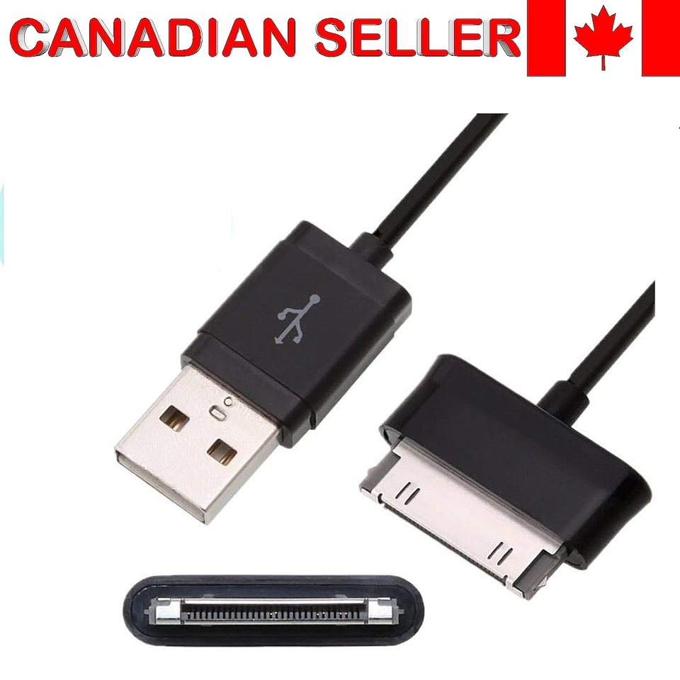30 Pin USB Data Sync Tablet Charger Charging Cable For Samsung Tab 2 7 8.9 10.1 - Imagem 1 de 1