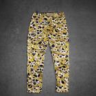Distressed old clothes chain pattern leopard pattern pants h&m moschino
