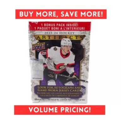 2023-24 Upper Deck Artifacts Hockey 7 Pack Blaster Box - Image 1 of 4