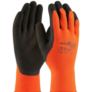 Pip 41-1400 Powergrab Thermo Orange Shell/Brown Grip Glove (1 Dutzend), Medium - Bild 1 von 1