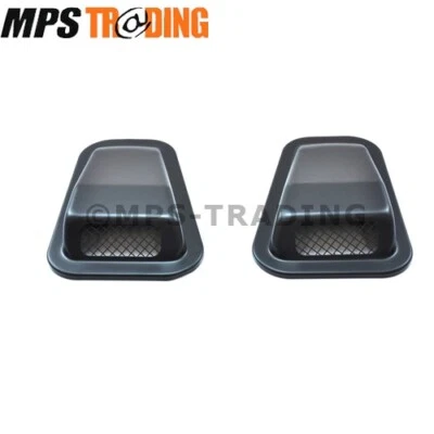 Land Rover Defender Black Steel Wing Top Air Intake Scoops 1x DA4000 1x DA4001 - Image 1 of 4
