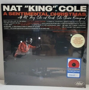 Nat King Cole A Sentimental Christmas Rudolph Red Vinyl LP Exclusive Sealed - Picture 1 of 2