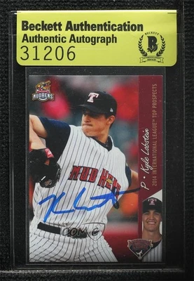 BAS 2014 Choice International League Top Prospects Kyle Lobstein #16 Authentic - Image 1 of 2