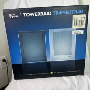 Sans Digital TR4M-B Towerraid 4 Bay SATA To eSATA Hard Drive Storage Expansion - Picture 1 of 14