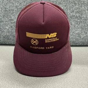 Maroon Norfolk Southern Radford Yard Hat Gold New DS - Picture 1 of 3