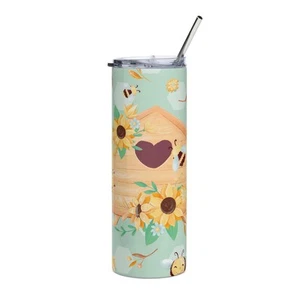 Bienenstock Edelstahl Becher - Bild 1 von 4