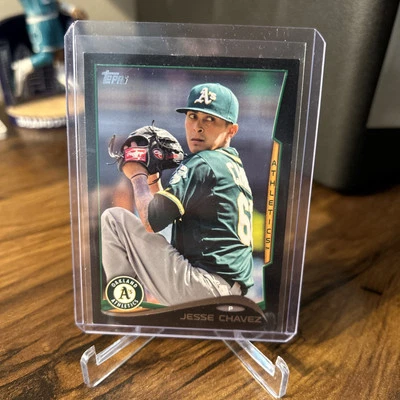 2014 Topps Update Series - Jesse Chavez #US-243 Black /63 - Image 1 of 2