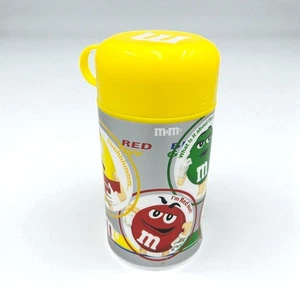 Termo Fiambrera Amarilla M&M's con Tapa y Taza 11.5oz Vintage 2002 M&M - Imagen 1 de 12
