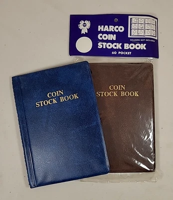 Lot Of 2 New - Harco 60 Pocket Coin Holders Stock Book - - Image 1 of 2