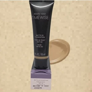 MARY KAY TIMEWISE MATTE 3D FOUNDATION BEIGE N 200 1oz NIB FREE SHIPPING  - Picture 1 of 1