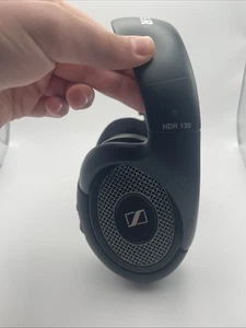 Auriculares inalámbricos recargables Sennheiser HDR 130 negros, sin probar - Imagen 1 de 8