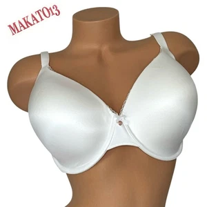 VICTORIA'S SECRET 38G Body By Victoria Perfect Coverage Lightly Lined Bra White - Picture 1 of 6