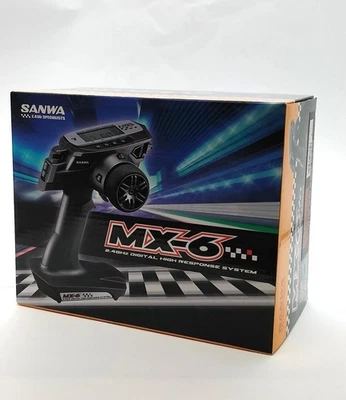 SANWA MX-6 BL-/SRM-102Z Radio Control - Imagen 1 de 4