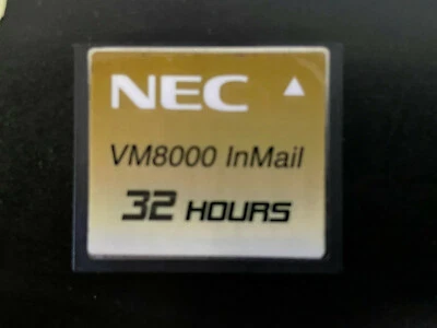 NEC 670831 SV8100 VM8000 Inmail 32-Hours V2.01 Voicemail Card (Refurbished) - Image 1 of 2