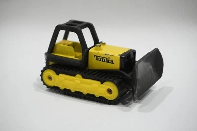 Bulldozer Tonka 1994 amarillo 3,5 pulgadas fundido a presión/plástico anuncio # 2 envíos gratis e8 Foto 1 de 4