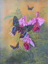 Rania Mesiskli - Butterflies in Rainbow - Painting oil and acrylic on canvas