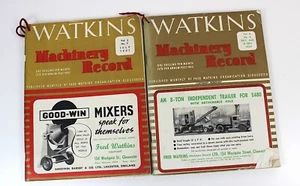 Vintage Watkins Machinery Record Gloucester Plant Equipment Tools Machines 1950s - Picture 1 of 8