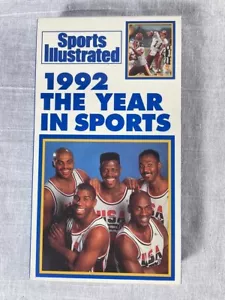 Sports Illustrated 1992 Year In Sports VHS Dream Team Jordan Bird Johnson Ewing - Picture 1 of 7