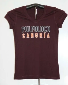 PULPOLOCO SANGRIA T Shirt  Ladies Medium, Purple - Picture 1 of 4