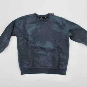 Target Art Class Crew Neck Sweatshirt Boys Size XS 4/5 Dark Blue Camo NEW - Picture 1 of 5