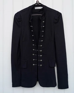 Blazer tipo parata Topshop blu scuro taglia s/m collo coreana - Imagen 1 de 5