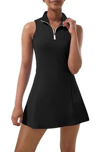 Tennis Dress for Women Tennis Golf Dresses with Built in Shorts and Pockets f... - Picture 1 of 6