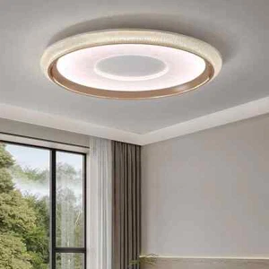 LED Unterputz Deckenleuchte, 50cm rund dimmbar Deckenlampe mehrere Modi - Bild 1 von 7