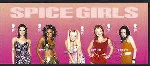 HOJA FINA EN MINIATURA GREAT BRITAIN 2024 MUSIC THE SPICE GIRLS USADA SIN CÓDIGO DE BARRAS - Imagen 1 de 1