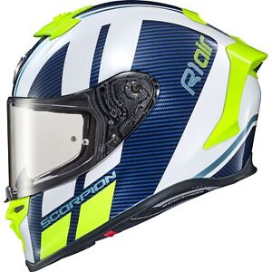ScorpionEXO EXO-R1 Air Helmet Corpus White/Blue - Small R1-1013