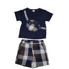 Kucnuzki Baby Boy Short Sleeve Top and Shorts Outfit Set Size 18-24 Months New