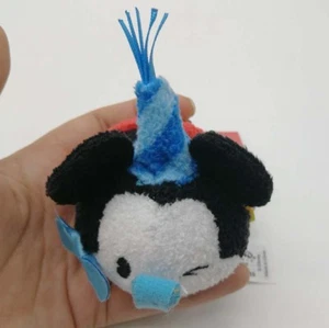 2018 Disney Store Mickey 90th Anniversary Tsum Tsum Plush 3.5" Mini Doll - Picture 1 of 3