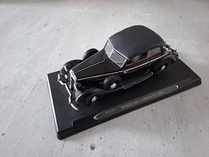 Horch 930 V Cabriolet + capote, 1939, nero, 1:18, Ricko - Foto 1 di 23
