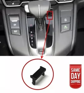 2017-2022 HONDA CR-V SHIFTER LOCK RELEASE BUTTON CAP OEM BLACK NEW - Picture 1 of 4
