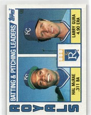 1984 Topps #96 Royals Checklist (Hal McRae / Larry Gura) MLB Vintage