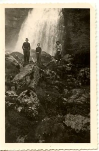 Portrait Cirque de Saint-Même résurgence cascade - photo ancienne an. 1950 - Picture 1 of 1