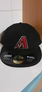 Arizona Diamondbacks MLB On-Field 59FIFTY Hat - Black 2007 Season - Foto 1 di 6