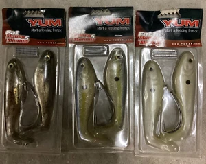 YUM FAT MONEY MINNOW - 5" RAINBOW TROUT, 5" FOXY SHAD & 5" PEARL - Picture 1 of 8