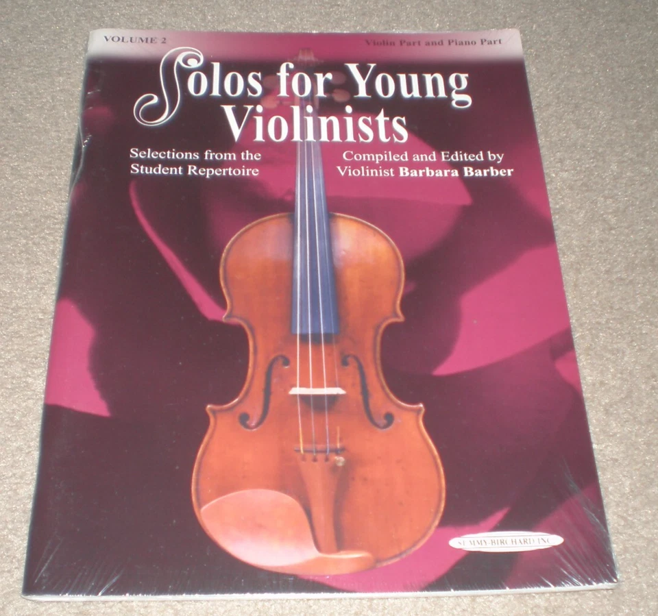 Solos for Young Violinists Volume 2 Violin & Piano Parts Sheet Music Book SEALED - Image 1 of 1