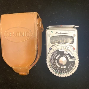 Vtg 50's SEIKO Sekonic Leader Type L-VI Photo Electric Exposure Light Meter - Picture 1 of 12