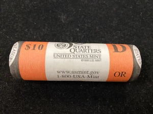 2005 Oregon Uncirculated Quarter Roll + Original Mint Wrap + Denver Mint - Picture 1 of 5