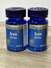 2 Rexall Naturalist Iron 65mg 30 Caps each Antioxidants Immunity 01/25