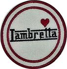 Lambretta round with heart sew on cloth patch 80mm   (yy) 