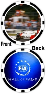 ALAIN PROST - FIA HALL OF FAME - POKER CHIP - FORMULA 1 , F1 , BOXCARS - Picture 1 of 2