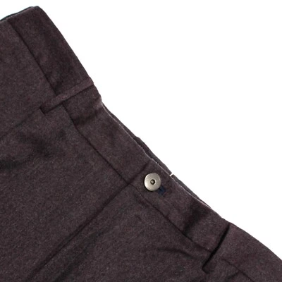 Incotex NWT Dress Pants Size 50R (US 34) Tapered Fit in Purple Melange 100% Wool - Image 1 of 4