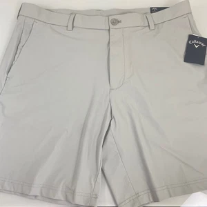 Callaway Mens Golf Shorts Size 38 Gray Opti-Dri Stretch 9in Inseam NEW UPF - Picture 1 of 10