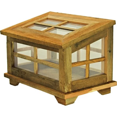 Outdoor Gardening Planter Box and Storage Cabinet for Your Tools, Redwood - Image 1 of 4
