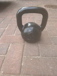 16kg Cast Iron E-coat Original Made In The UK Kettlebell - Picture 1 of 5